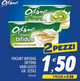 Ard Discount Yogurt bifidus Optimo offerta
