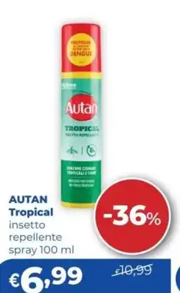 Acqua & Sapone Autan Tropical insetto repellente offerta