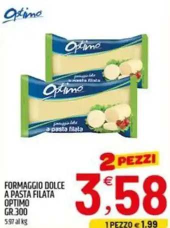 Formaggio dolce a pasta filata Optimo