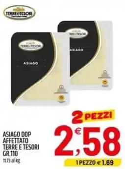 Ard Discount Asiago DOP affettato Terre e Tesori offerta