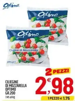 Ard Discount Ciliegine di Mozzarella Optimo offerta