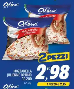 Ard Discount Mozzarella julienne optimo offerta