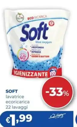 Acqua & Sapone Soft lavatrice ecoricarica offerta
