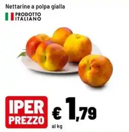 Iper La Grande Nettarine a polpa gialla offerta