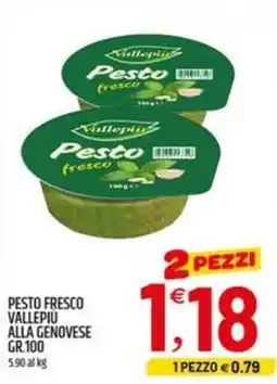 Ard Discount Pesto fresco vallepiu alla genovese offerta