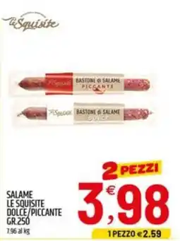 Ard Discount Salame le squisite dolce/piccante offerta