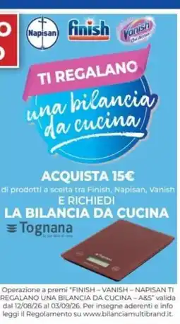 Acqua & Sapone Bilancia da cucina Tognana offerta