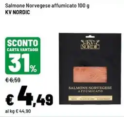 Iper La Grande Salmone Norvegese affumicato KV NORDIC offerta