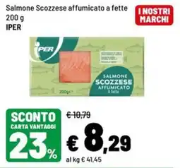 Iper La Grande Salmone Scozzese affumicato offerta