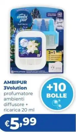 Acqua & Sapone Ambipur 3Volution profumatore ambienti diffusore offerta