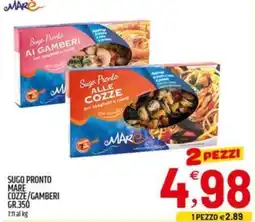 Ard Discount Sugo Pronto Mare Cozze/Gamberi offerta