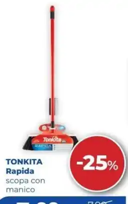 Acqua & Sapone Tonkita Rapida scopa con manico offerta