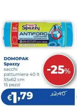 Acqua & Sapone Domopak Spazzy sacchi pattumiera offerta