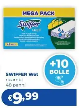 Acqua & Sapone Swiffer Wet ricambi offerta