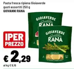 Iper La Grande Pasta fresca ripiena Gioia Verde offerta