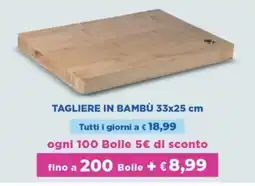 Acqua & Sapone Tagliere in bambù offerta