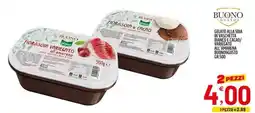 Ard Discount Gelato alla soia in vaschetta bianco e cacao/ variegato all'amarena buonoggusto offerta