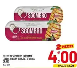 Ard Discount Filetti di sgombro grigliati con olio exra vergine d'oliva offerta