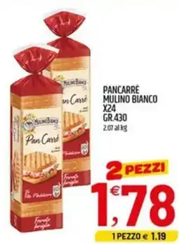 Ard Discount Pan Carré Mulino Bianco offerta