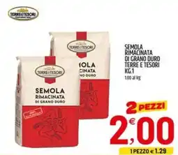 Ard Discount Semola rimacinata di grano duro Terre e Tesori offerta