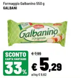 Iper La Grande Formaggio Galbanino offerta