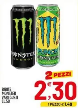 Ard Discount Bibite Monster offerta