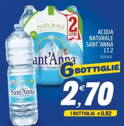 Ard Discount Acqua naturale Sant'Anna offerta