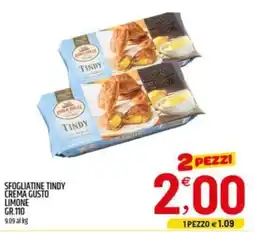 Ard Discount Sfogliatine Tindy crema gusto limone offerta