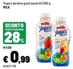 Iper La Grande Yogurt da bere milk offerta