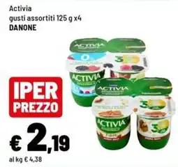 Iper La Grande Activia gusti assortiti offerta