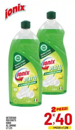 Ard Discount Ionix Piatti al profumo di limone offerta