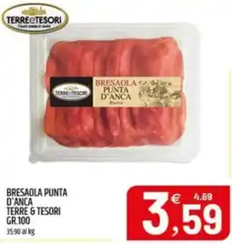 Ard Discount Bresaola punta d'anca Terre & Tesori offerta