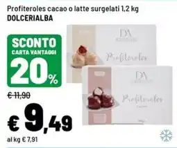 Iper La Grande Profiteroles cacao o latte offerta
