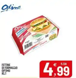 Ard Discount Fettine di formaggio Optimo Classiche offerta