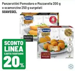 Iper La Grande Panzerottini Pomodoro e Mozzarella o scamorzine SOAVEGEL offerta