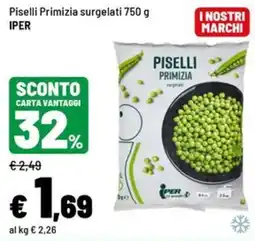 Iper La Grande Piselli Primizia surgetati Iper offerta