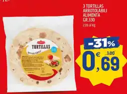Ard Discount Tortillas arrotolabili Alimenta offerta