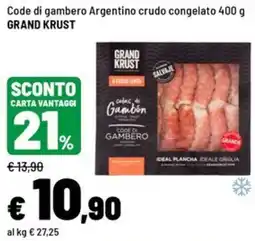 Iper La Grande Code di gambero Argentino Grand Krust offerta