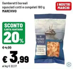 Iper La Grande Gamberetti boreali sgusciati Marevivo offerta