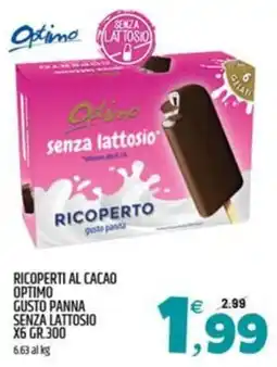 Ard Discount Ricoperti al cacao Optimo gusto panna senza lattosio offerta