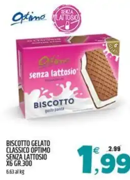 Ard Discount Biscotto gelato classico Optimo senza lattosio offerta