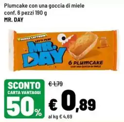 Iper La Grande Plumcake con una goccia di miele Mr. Day offerta