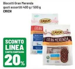Iper La Grande Biscotti Gran Merenda CRICH offerta