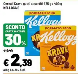 Iper La Grande Cereali Krave gusti assortiti offerta