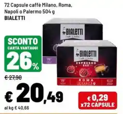 Iper La Grande Capsule caffè Bialetti offerta