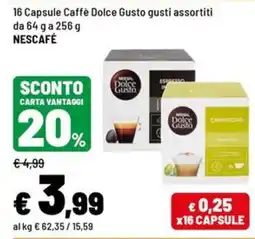 Iper La Grande Capsule Caffè Dolce Gusto offerta