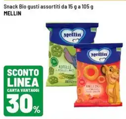 Iper La Grande Snack Bio Mellin offerta