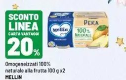 Iper La Grande Omogeneizzati 100% naturale alla frutta Mellin offerta