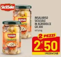 Ard Discount Insalariso sicilsole in agrodolce offerta