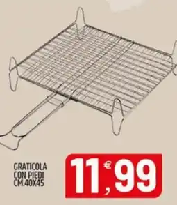 Ard Discount Graticola con piedi offerta